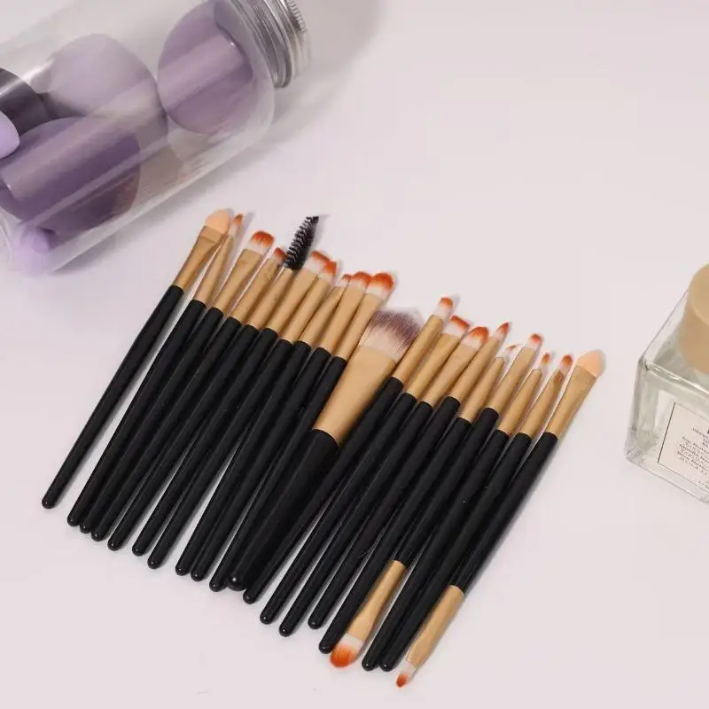 20Pcs Makeup Brush Set Eyeliner Brush Brush Makeup Brushes For Cheeks Eye Cosmetic Foundation Brush Make Up Brushes Set