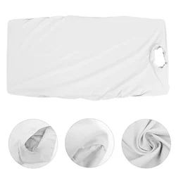 Knitted Cotton Breathable Massage Bed Cover Spa Couch Sheet Washable Professional Accessory Reusable Table Cover For Tools