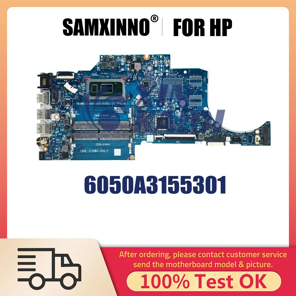 

Notebook Mainboard For HP Pavilion 14S-CF 14-CF L38212-601 Laptop Motherboard CPU I3 I5 I7 8th Gen 6050A3155301 Systemboard