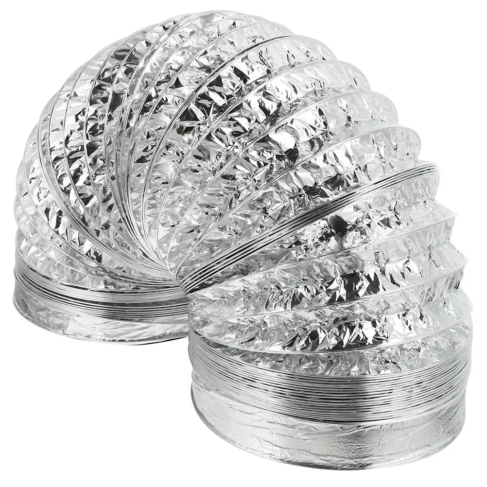 

Aluminum Foil Telescopic Duct Vent Hose Air Conditioner Kitchen Exhaust Pipe Double Layer Ducting Accessory Flexible Thermal