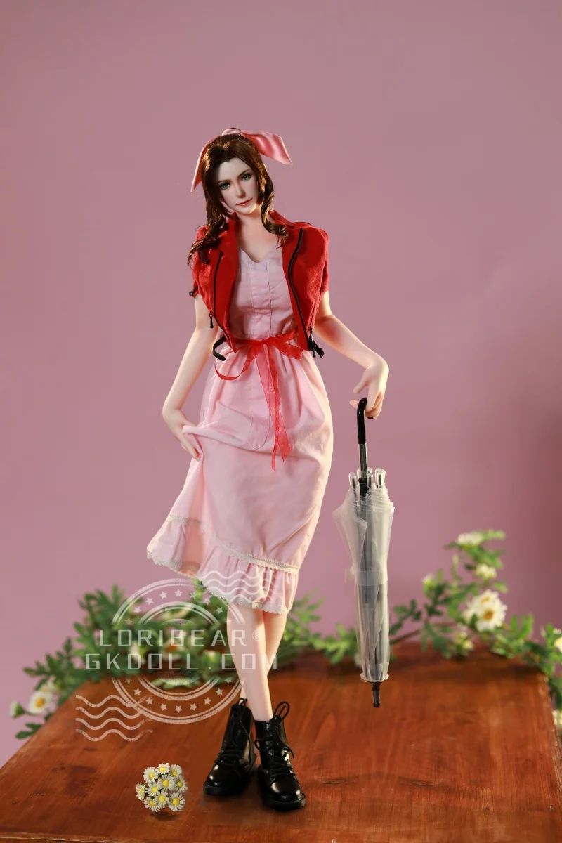 

LORIBEAR Aerith Figure 1/3 Scale Silicone Material for Men Collectible Toy Multifunctional
