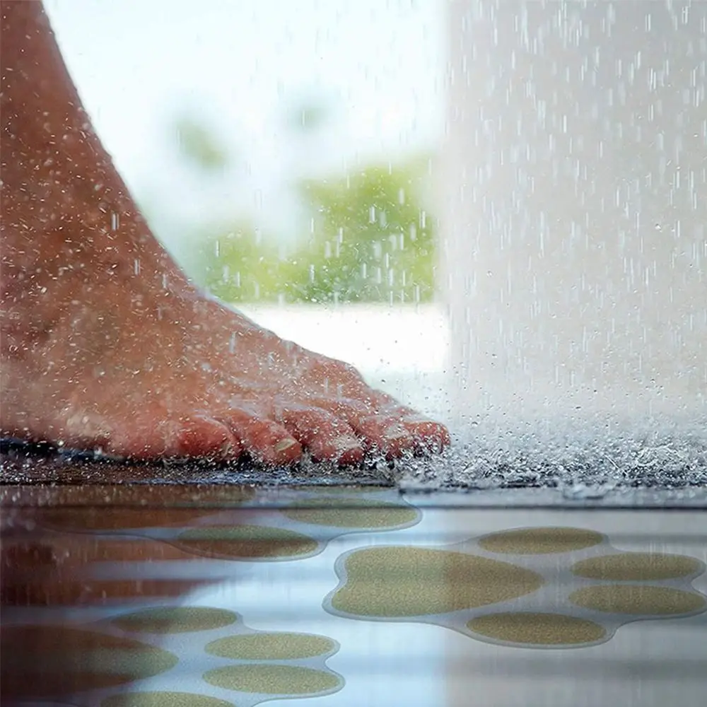 مكافحة زلة PEVA عدم الانزلاق حوض الاستحمام المقرب 3.99*3.93 بوصة مع 1 مكشطة حمام حوض زلة ملصقات زهرة درج عدم الانزلاق المقرب الدرج