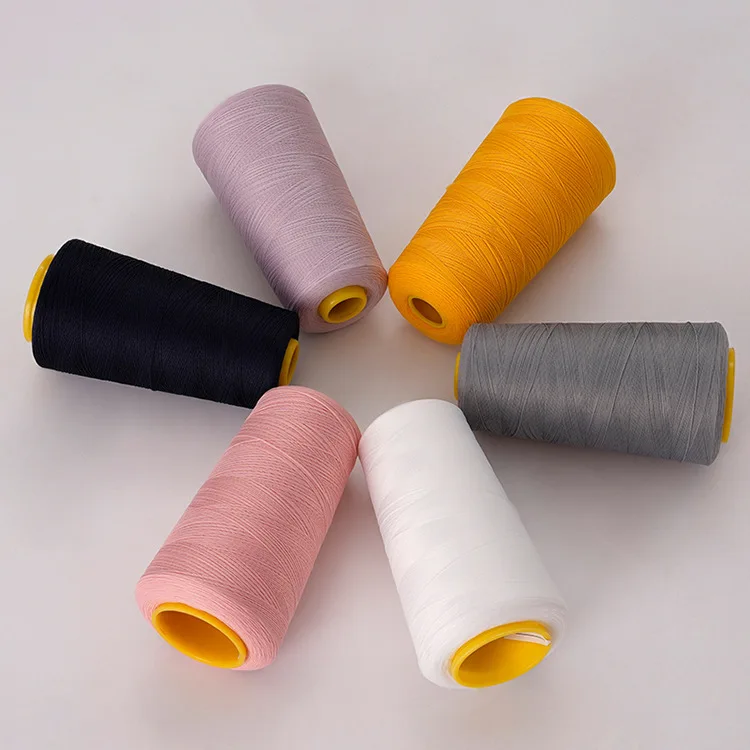 100D 3000 Yards/Roll Polyester Elastic Thread High-Strength For Yoga Wear Socks Elastic Fabrics Sofa Cushion Sewing Thread