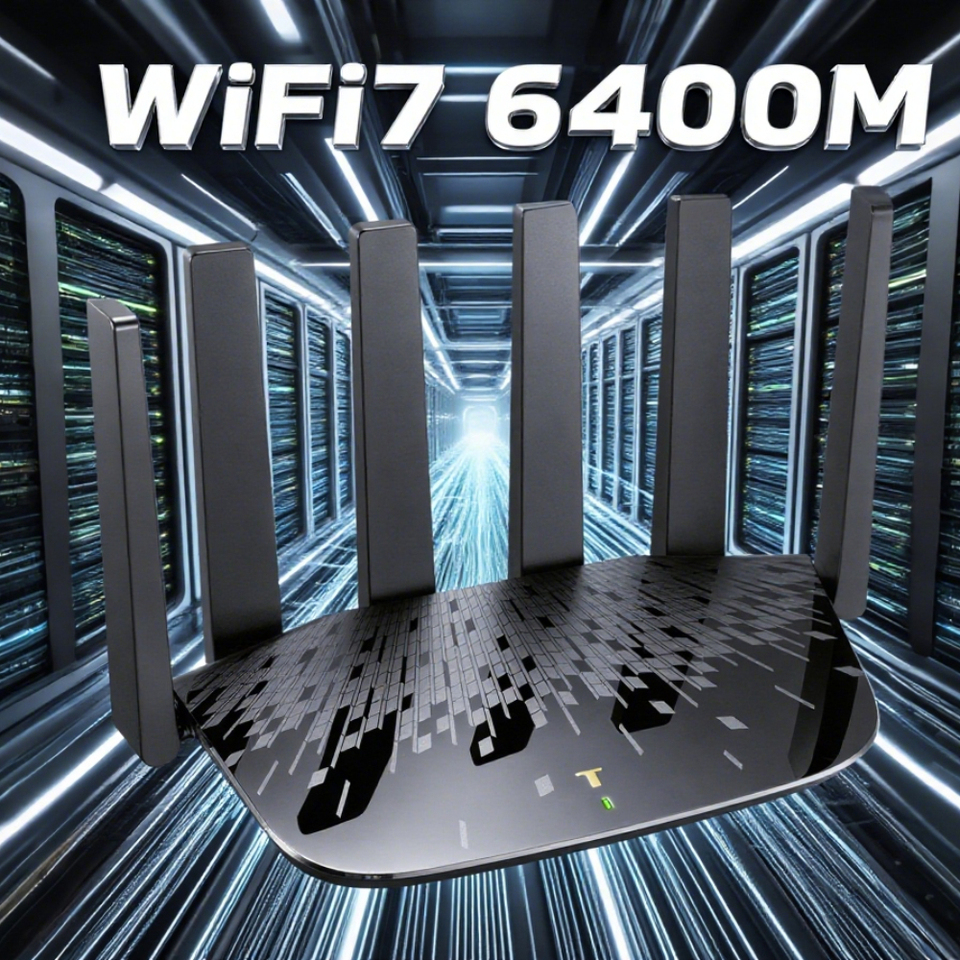 TP-Link WiFi7 AX6400 Wireless Router 6400Mbps Ultra-Fast Gigabit Router 802.11be  High-Performance Networking Home & Office 
