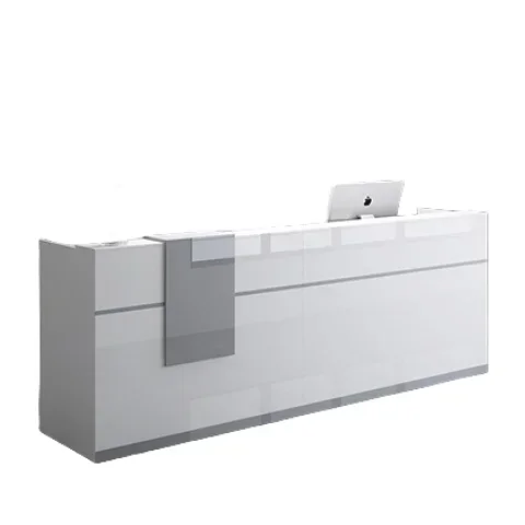 Customized company cashier simple bar cabinet service consultation front desk reception desk