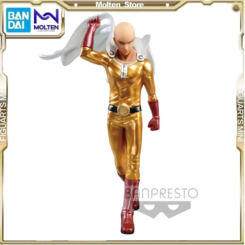 

Bandai Genuine ONE PUNCH-MAN Saitama Metallic Color Action Figure Ornaments Collect Ornaments Action Figure Collection Model Toy