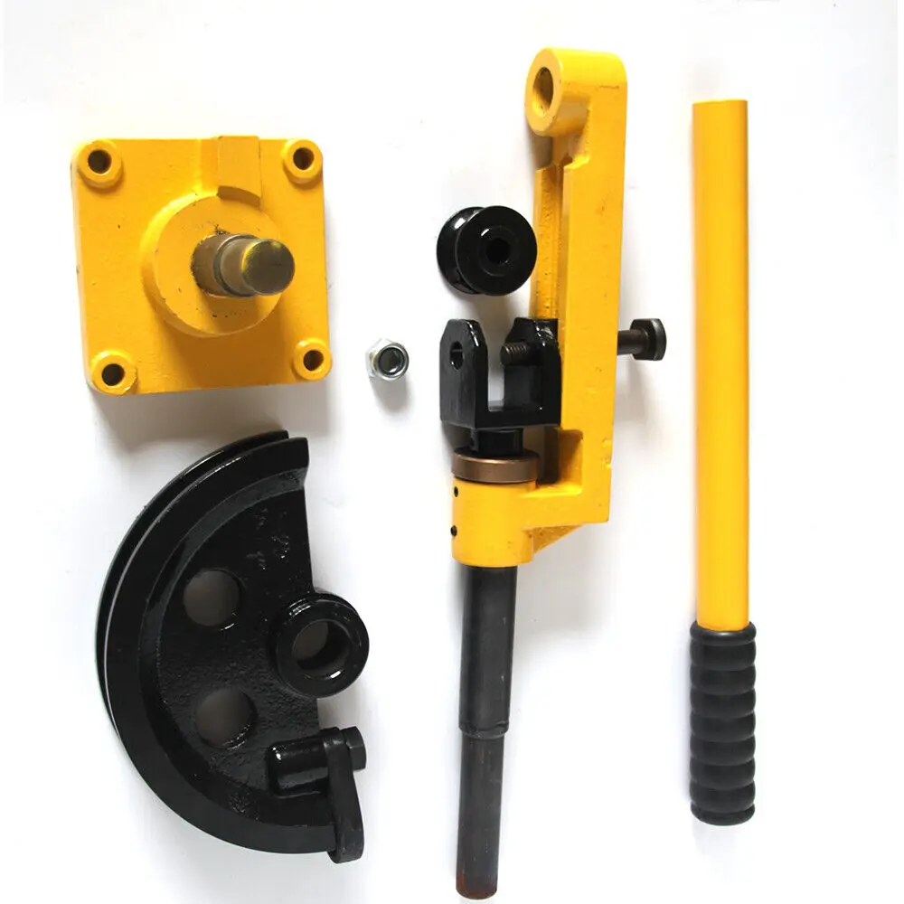 Rohrbiegemaschine, manueller Rohrbieger 10–25 mm mit Matrizen, 3/8–1 Zoll Rebar Shear Tool – Detail 4