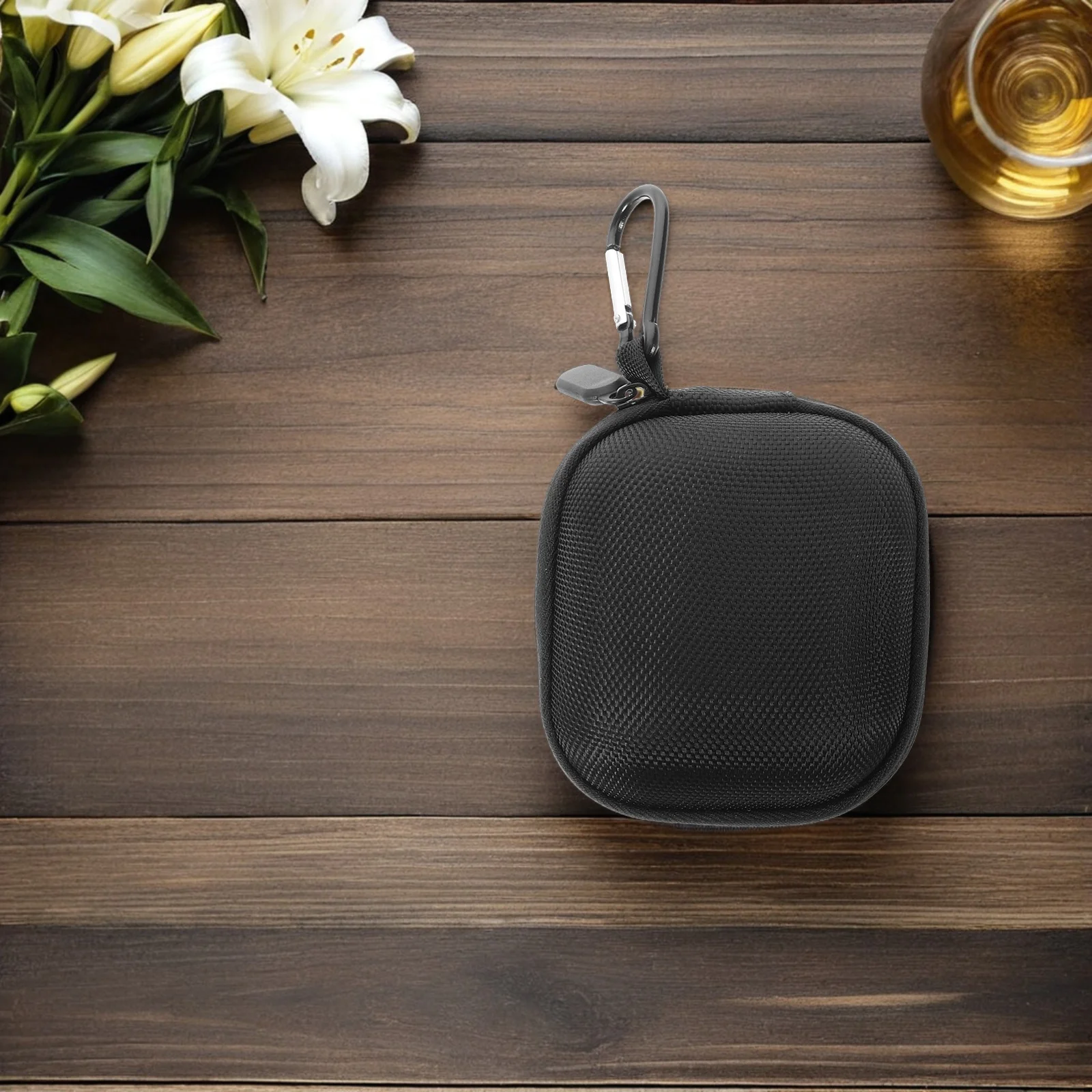 컴팩트 여행용 면도기 홀더 블랙 쉐이버 휴대용 케이스 남성용 방수 수동 면도기 보관 가방 칸막이 포함 면도기 보관