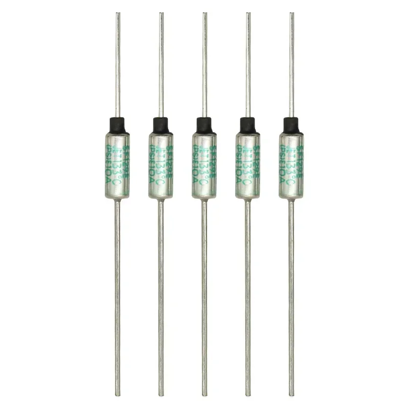 10PCS SF129E Cutoffs Thermal Fuse 133 Celsius 133 Degree 10A 250V For arduino Board Module