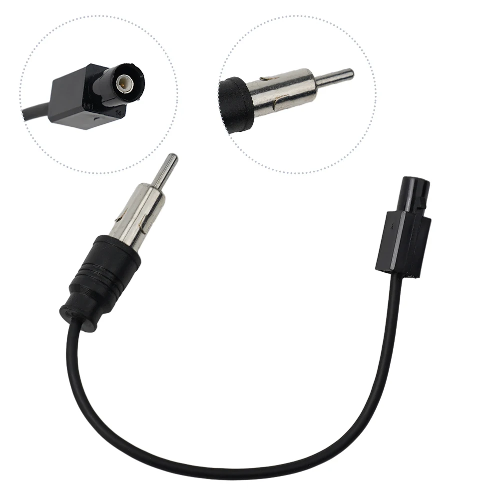 

New Practical Useful Antenna Adapter Cable Connector 1x Replacement Stereo Accessory Auto Car Truck For Magotan