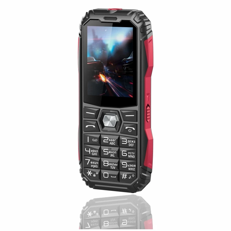 EAOR 2.4 screen Feature Phone Dual SIM card long standby Keypad bar BOX Loudspeaker strong light Torch cellular cell phone