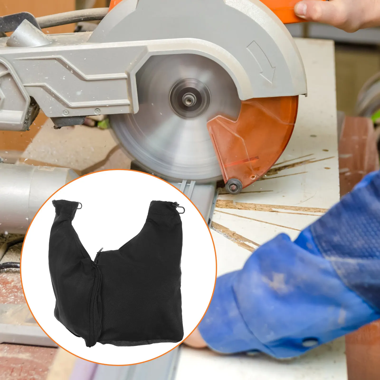 2Pcs Saws Cleaner Bag Heavy Duty Dust Collection Replacement Large Capacity for Cutter Edge Planer Miter Belt Sander Machines view 3