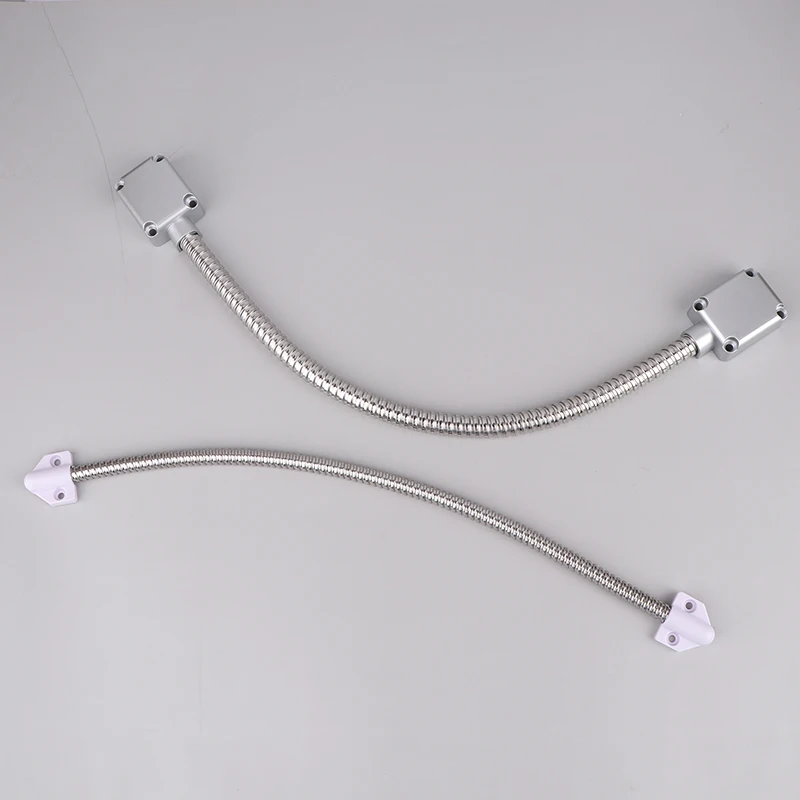Door Loop Exposed Mounting Protection Sleeve Access Control Cable Stainless Steel Hidden Wire Line Protect Armored Metal Tube