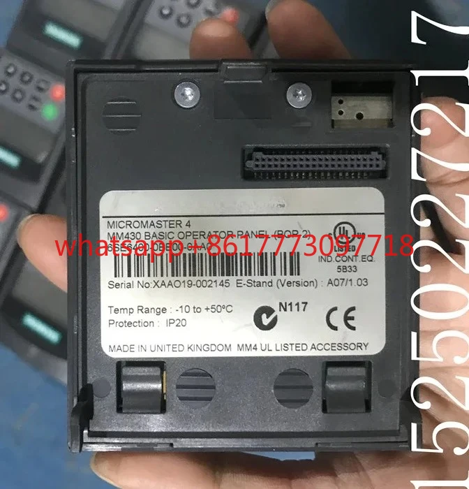 

Dismantling 430 panels 6SE6400-0BE00-0AA0 Physical shooting quality assurance in stock