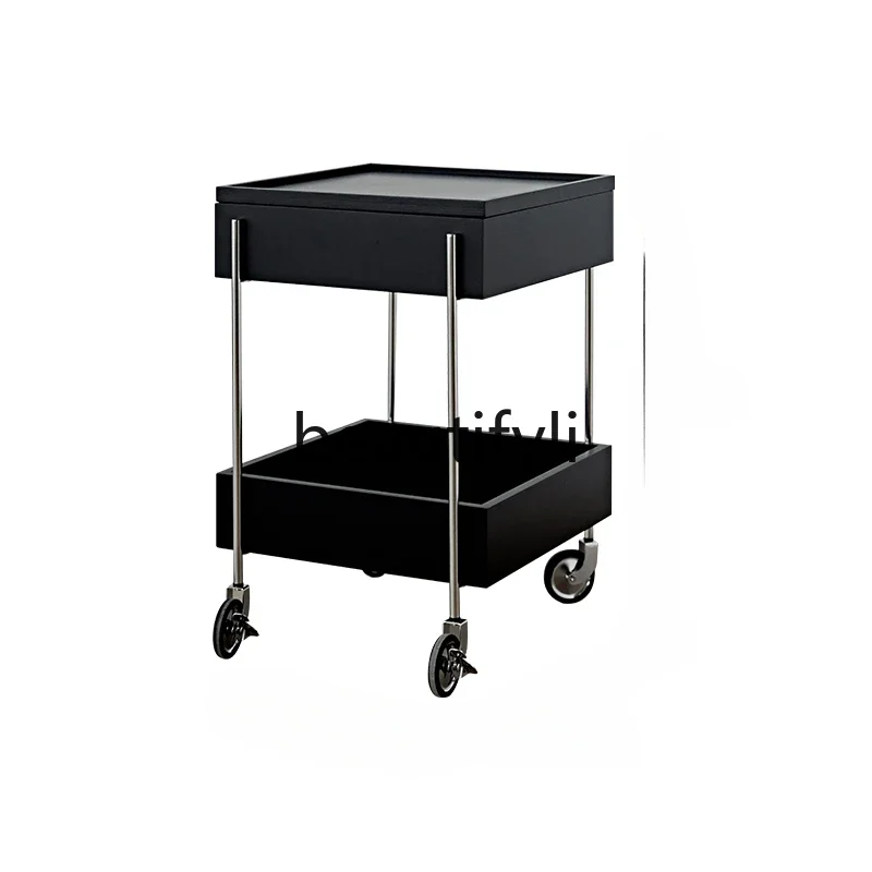 Square trolley, mobile tray storage upgrade, multi-space storage, mobile combination pendulum edge few