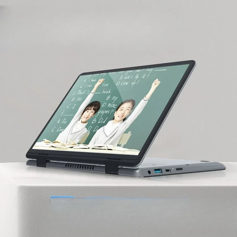 OEM[360-Degree Folding + Touch Screen] 11-inch Mini Handwritten Laptop Portable Office Game