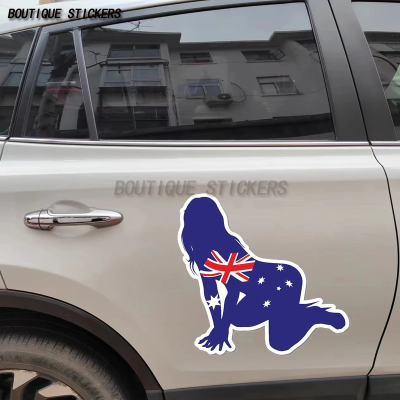 

Baby Flag of Australia car sticker Australian car logo 4x4 funny ute waterproof polyethylene decal used for all vehicle stickers