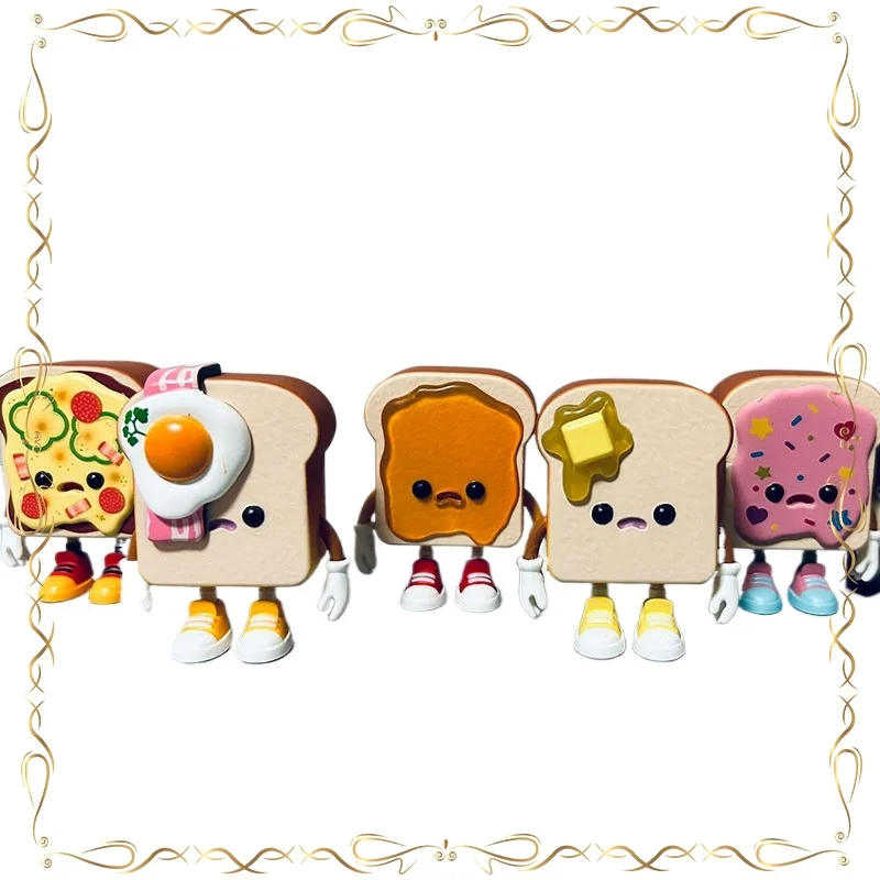 

Kawaii Bread Human Gashapon Desktop Collection Ornament Keepsake Action Figure Model Toys