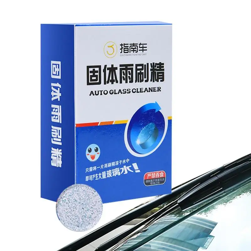 Windscreen Washer Tablets Windscreen Washer Solid Tablets Car Effervescent Tabs Fluid Detergent Tablets Multifunctional Screen