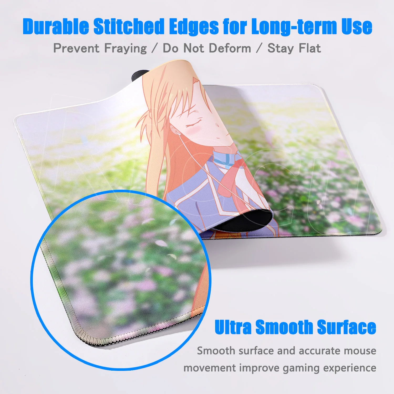 أنيمي العديد من خلفيات رائعة السيف الفن على الانترنت ساو ماوس الوسادة جميلة Asuna ماوس الوسادة عدم الانزلاق مقاومة للاهتراء لعبة الحصير مكتب كبير #4