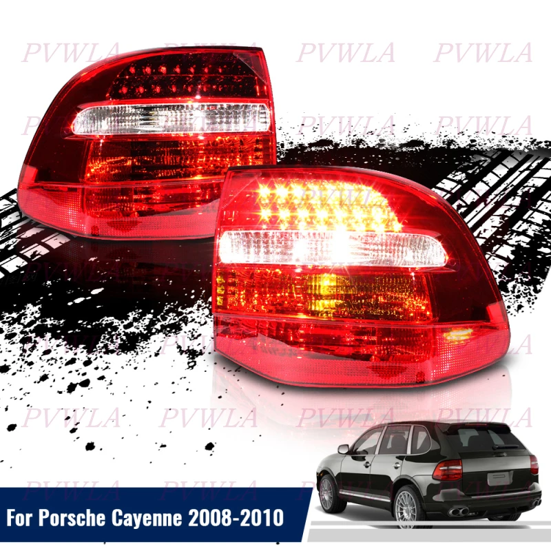 

LED Tail Light For Porsche Cayenne 2008 2009 2010 Rear Lamp Brake Light Car accessories 95563148702 95563148802