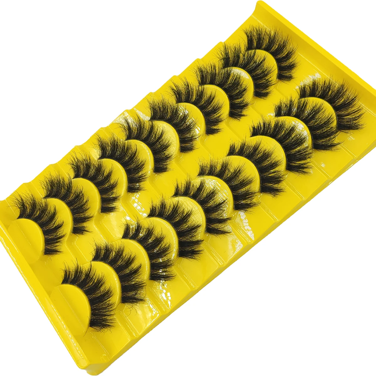 新しい 10 ペアのクラシック混合カーリーまつげふわふわソフトフルと厚いナチュラルロングホリデーカーリーまつげ卸売アイ