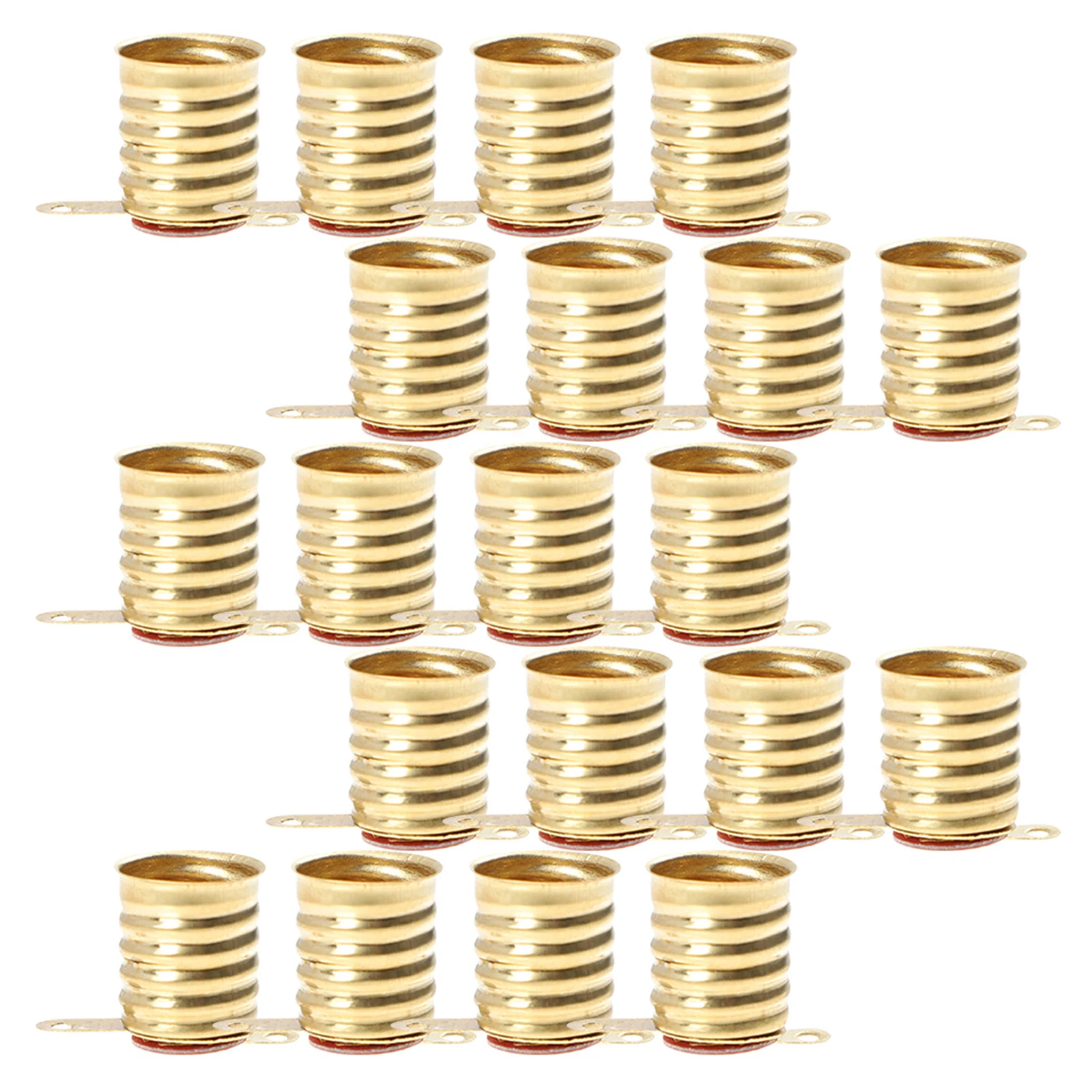 

50 шт. цоколь лампы латунный винтовой цоколь мини-держатель лампы для DIY электрический тест аксессуары для домашнего эксперимента