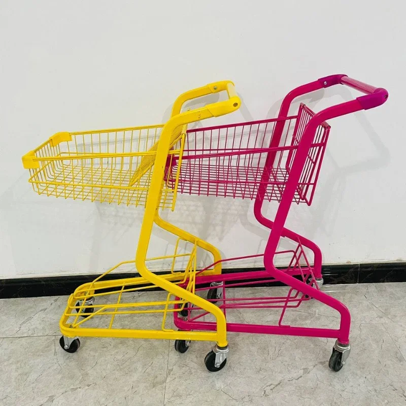 

Pink Stall Supermarket Trolley Photography Props