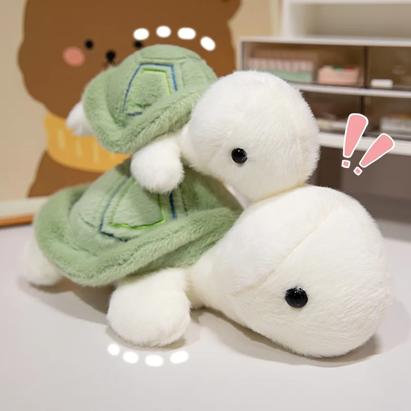 Cartoon 25/35cm Tortoise Simulated Plush Dolls Animals Super Soft Pillow Home Office Decor Christmas Birthday Presents for Girls