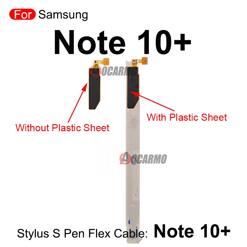 Touch Stylus S Pen Flex Cable bobina di induzione Wireless con parte di riparazione della piastra in plastica per Samsung Galaxy Note10 Plus Note 10