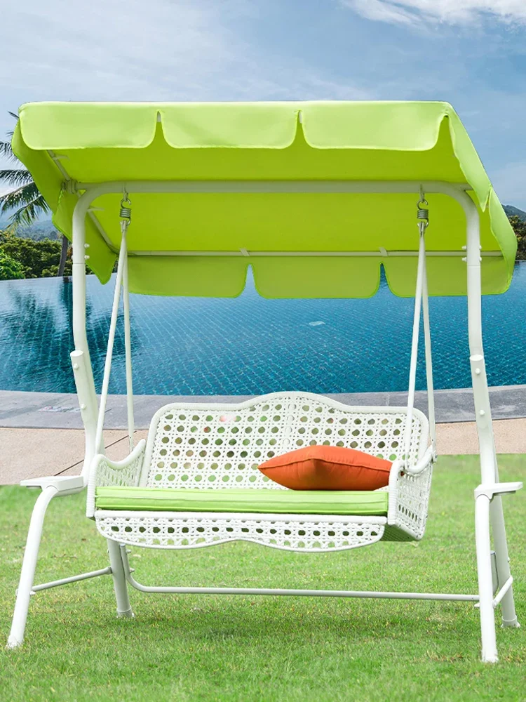 Outdoor garden swing chair household double rattan chair hanging chair balcony courtyard