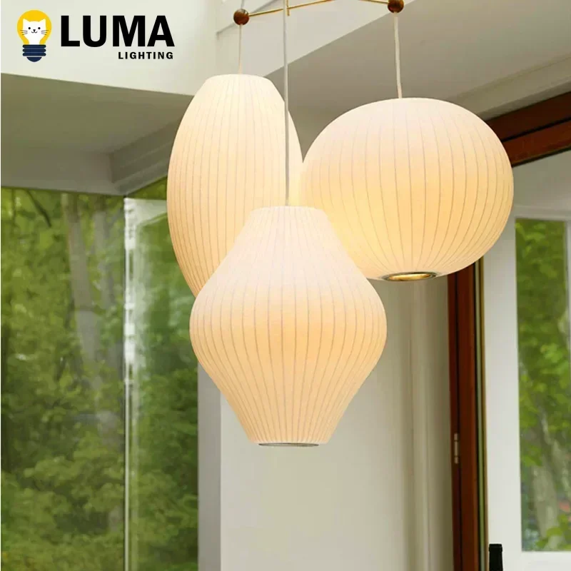 

Luma Denmark Silk LED Pendant Lamp Designer Hanging Light for Living Room Hotel Hall Restaurant Modern Home Decor Factory Direct