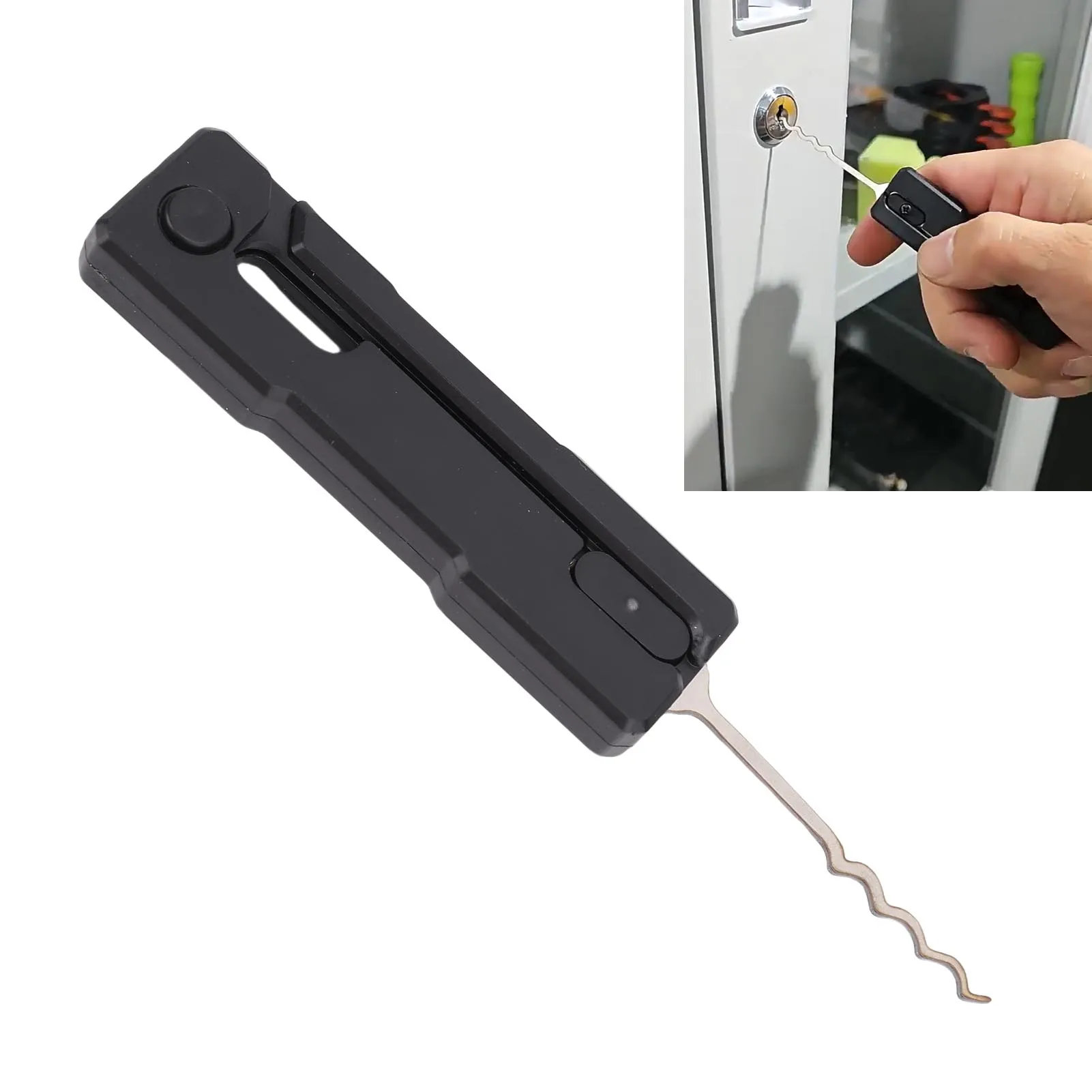 Lock Pick Tool Multi Functional Portable Decompression  Lock Pick Hook Set for Outdoors Lock Pick Hook Portable Lock Pick Set