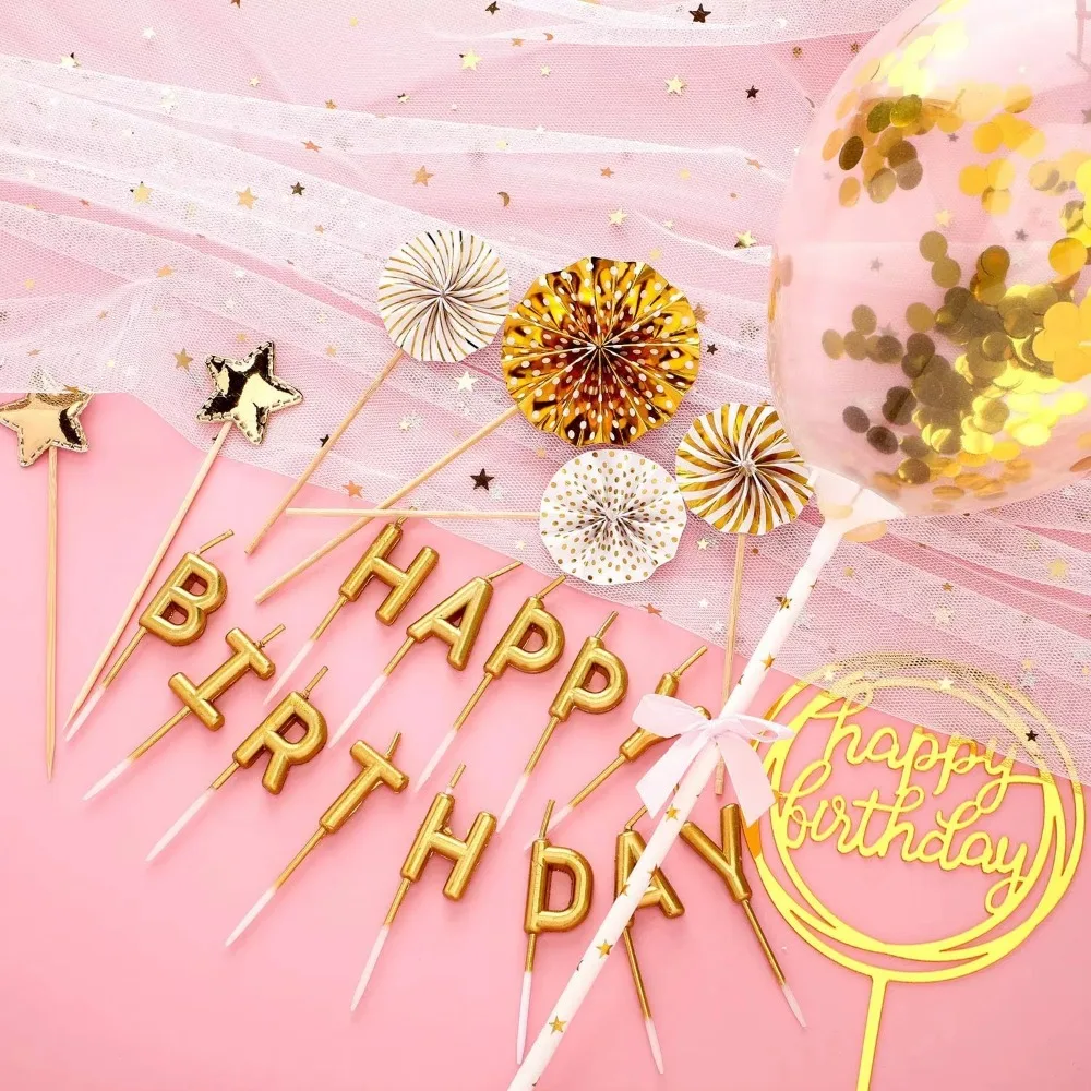 6 stücke Lange Bleistift Geburtstag Kerze Kuchen Dekorieren Lieferungen Kreative Party Bunte Kerze Kuchen Topper Set Backen Dekorationen Werkzeug – Detail 13