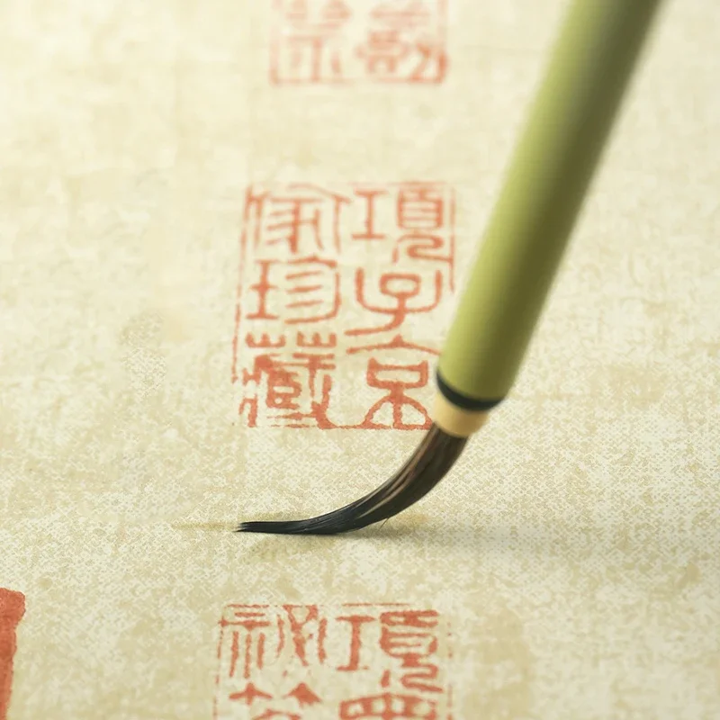Mixed Hair Calligraphy Brush Set Slender Gold Writing Brush Regular Script Brushwork Chinese Painting Hook Line Watercolor Brush