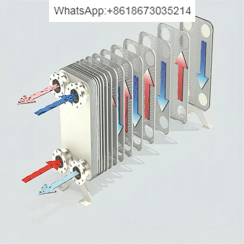 Copper brazed plate heat exchanger B3-030 plate cooler hydraulic oil radiator fluorine evaporator condenser