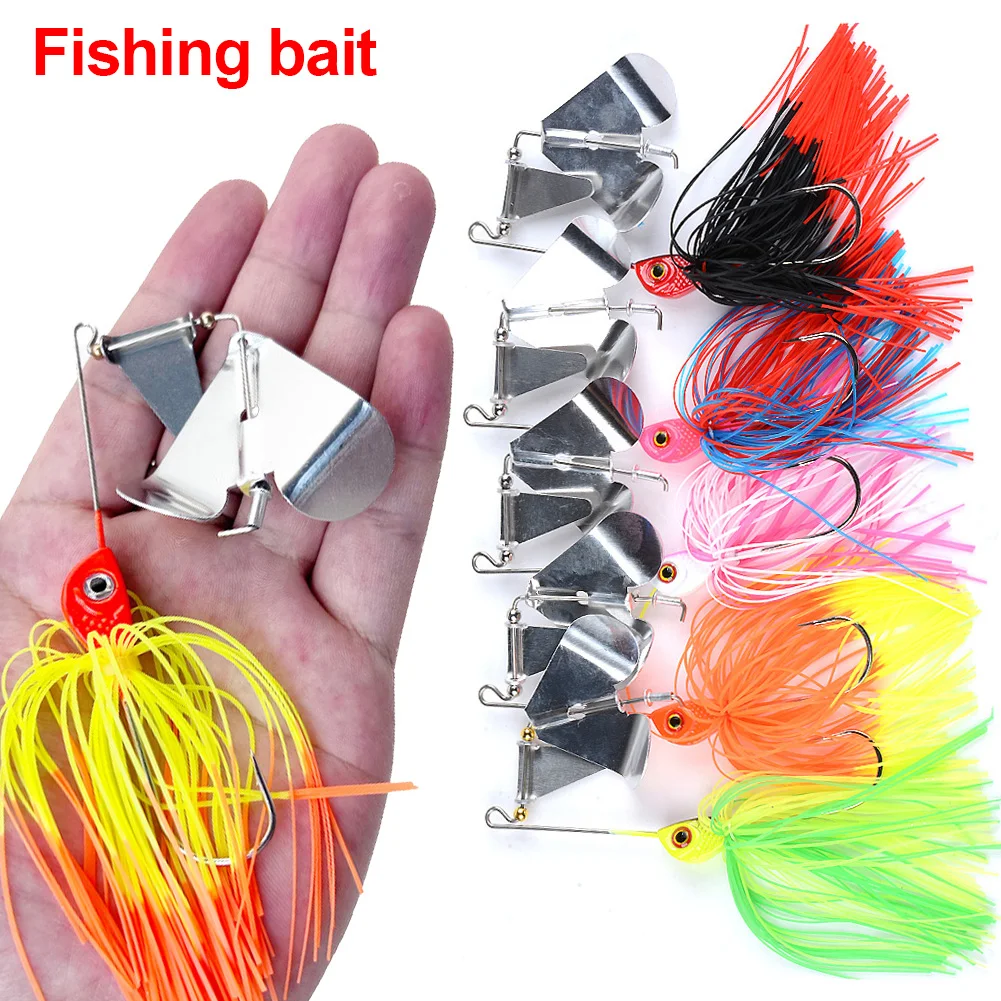 Swim Jigs Kits Fishing Lure Silicone Wire Bait Skirts Casting Jig Sharp Hook Spinners Spinnerbait Metal Trout Spoon Bass Pike