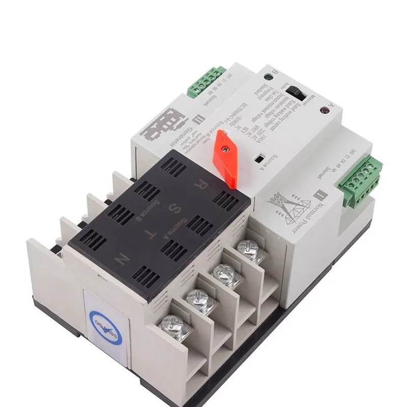 L-N 120V  L-L 220V  Two hotline one nutural  ansi tranmission power line automatic transfer switch  grid to solar UPS switch