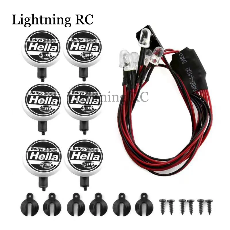 

RC Car CH3 Led Light Third Channel Switch For Rock Crawler TRX-4 SCX10 D90 90046 CC01 YIKONG KM TK300 scx10 iii