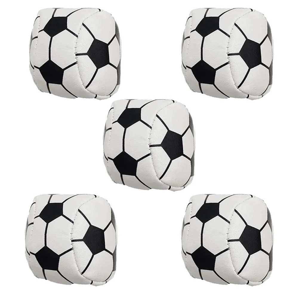 

5 Pcs Handmade Sandbag Football Kids Toy Outdoor Child Soccer Shaped Children Playthings