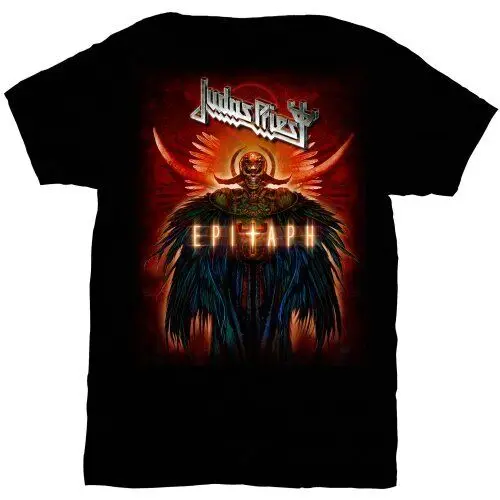 Judas Priest T Shirt Epitaph Jumbo Black Cotton