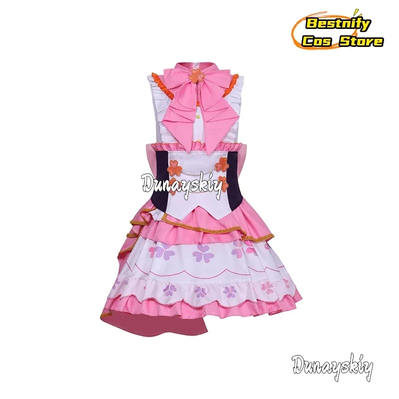 CosplayNew PJSK المزيد من القفز موموي إيري تأثيري حلي شعر مستعار النساء الفتيات هالوين كرنفال فستان الحفلات لوليتا البدلة