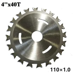 110mm 40T Double Side Tipped TCT Circular Saw Blade Woodworking Cutting Disc 4