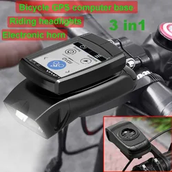 Bicycle GPS computer base, riding headlights, electronic horn, BIKE phone holder,  waterproof bicycle lights, Garmin code holder