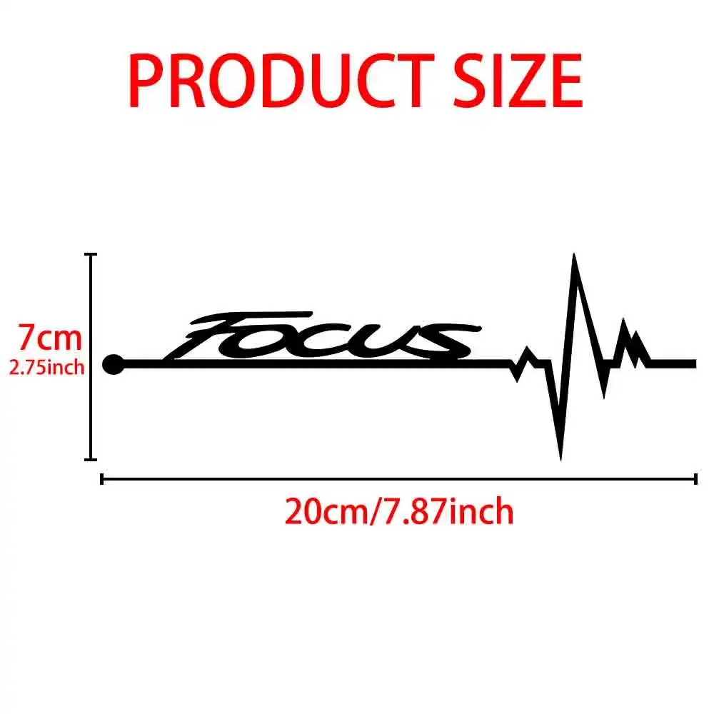 자동차 창문 개성 데칼 스티커, 포드 포커스 MK2 MK3 MK4 2010 2011 2012 2013 2014 2015 2016 2017 2018 액세서리, 2 개