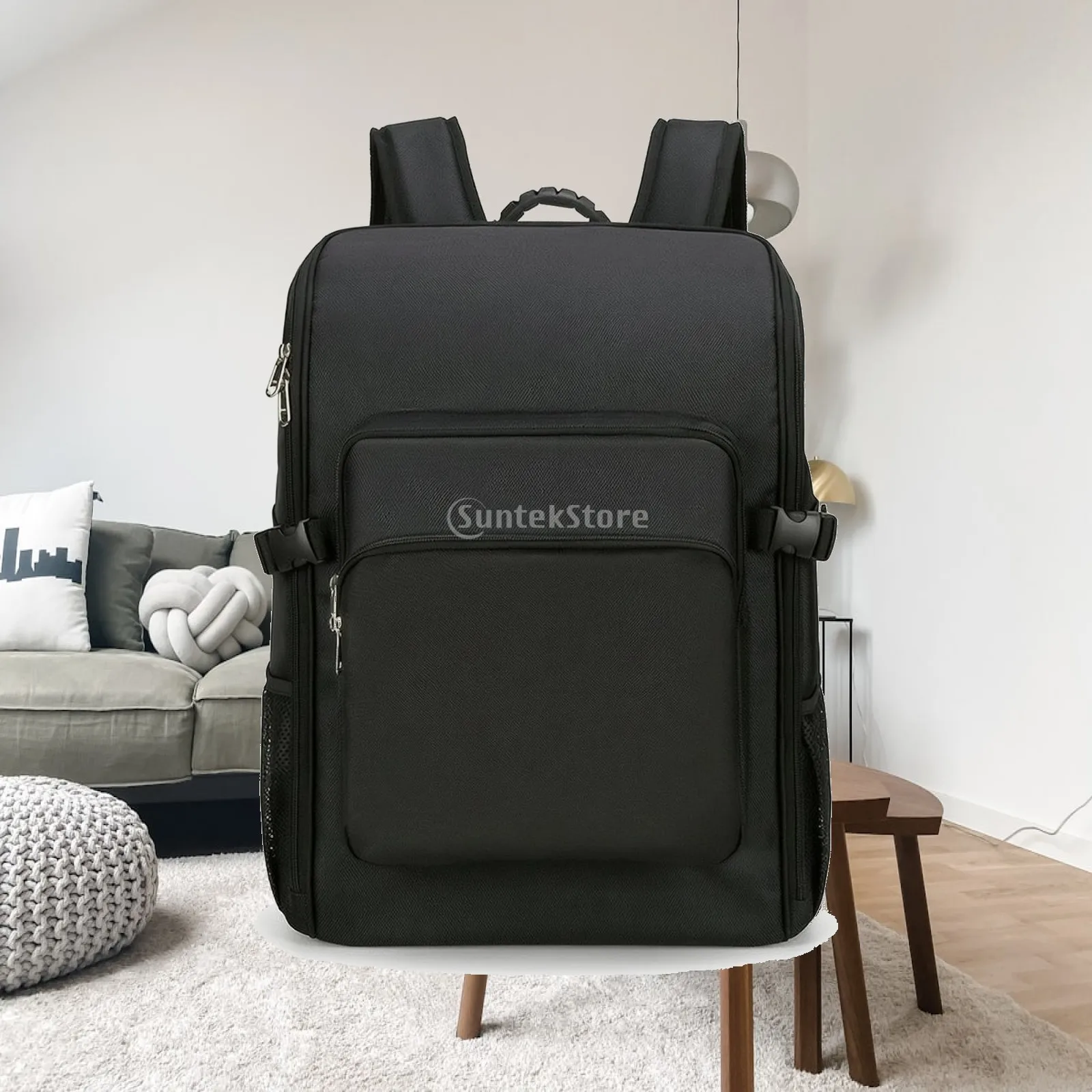 Cleaning Backpack Sturdy Cleaning Tools Backpack Housekeeping Bag with Straps Structured Professional for Cleaners