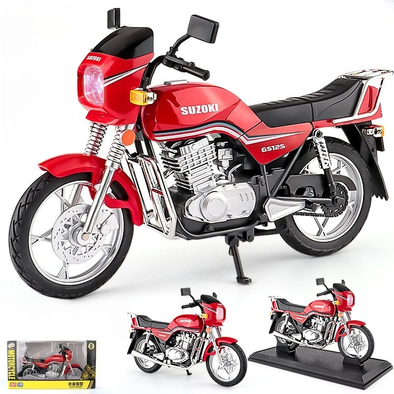 

1:10 Classic Motorcycle Model Simulation Feelings Toy Car Ornament