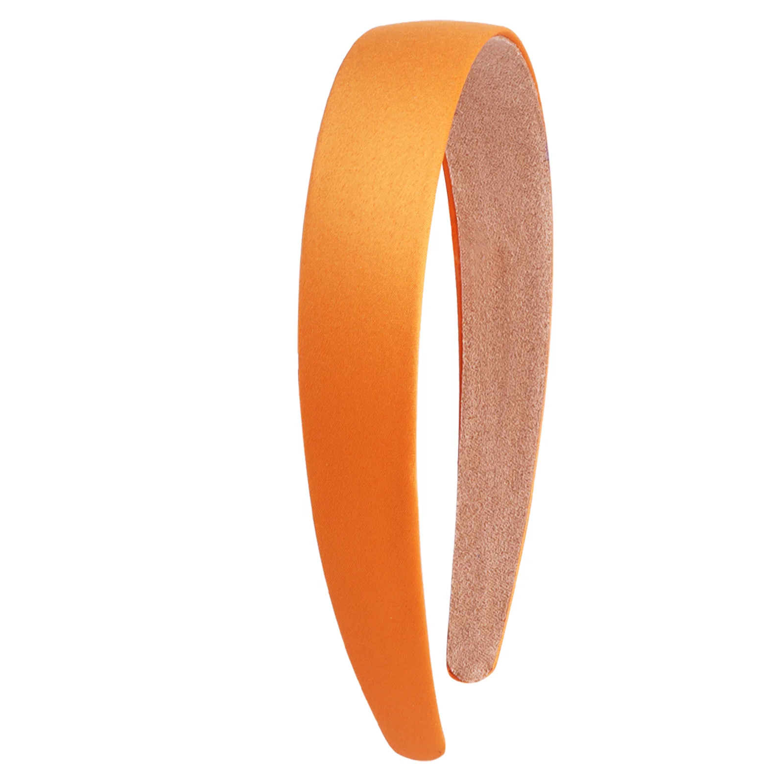 Buntes Satin-Stirnband, 2,5 cm, hartes, rutschfestes Stirnband, DIY-Haarbänder, schlichte Satin-Stirnbänder für Frauen, 21 Farben – Detail 9