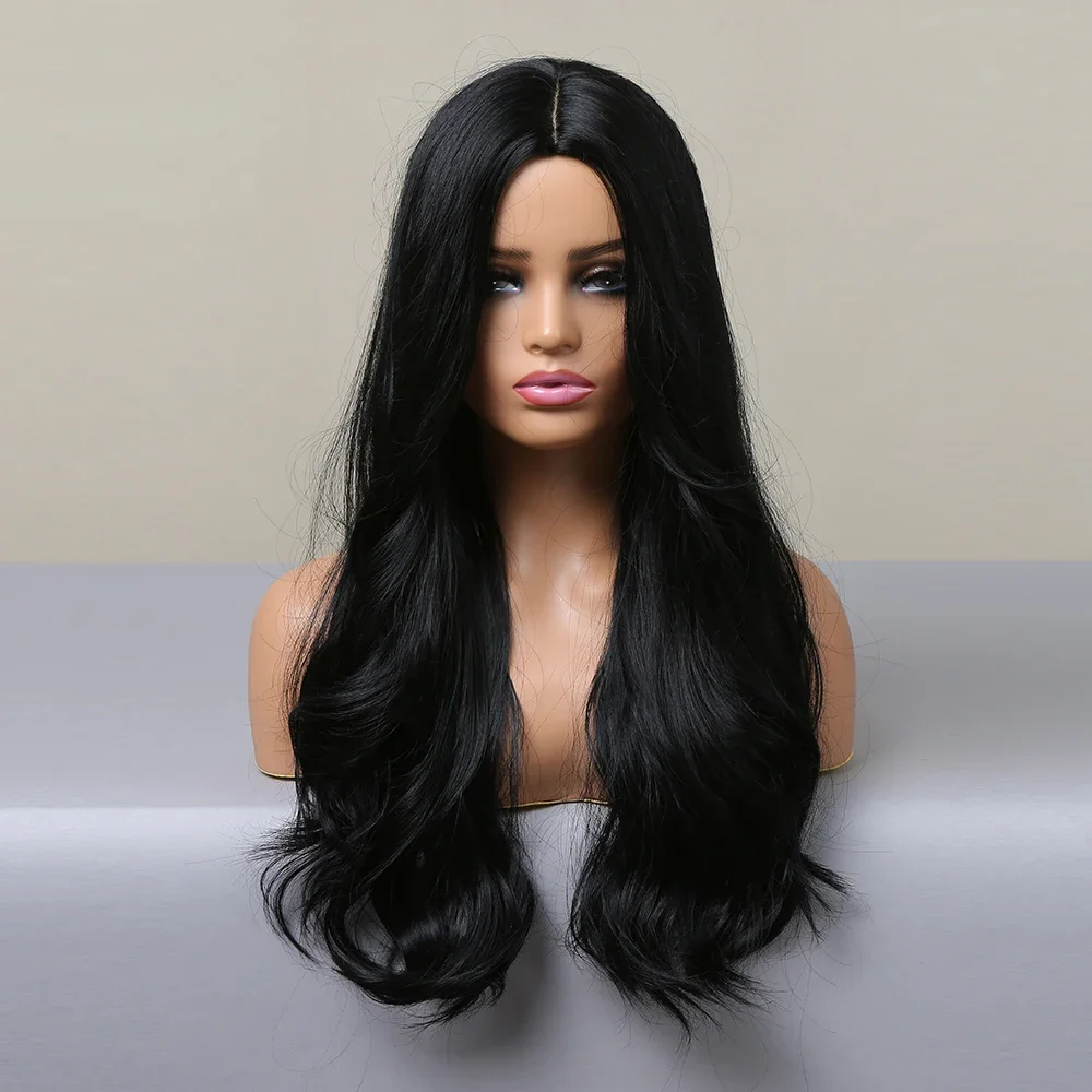 Soft 5x5 Black Wave 30inch Glueless Silk Base Jewish Human Hair Wig With Baby Hair HD Lace European Hair Preplucked Daily