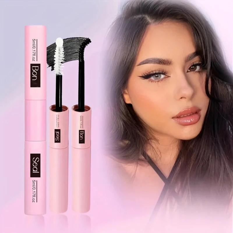 Dual Head Eyelash Glue Lash Bond and Seal Kit Odorless Quick Dry Waterproof Low Irritation Super Strong Hold Lash Raincoat